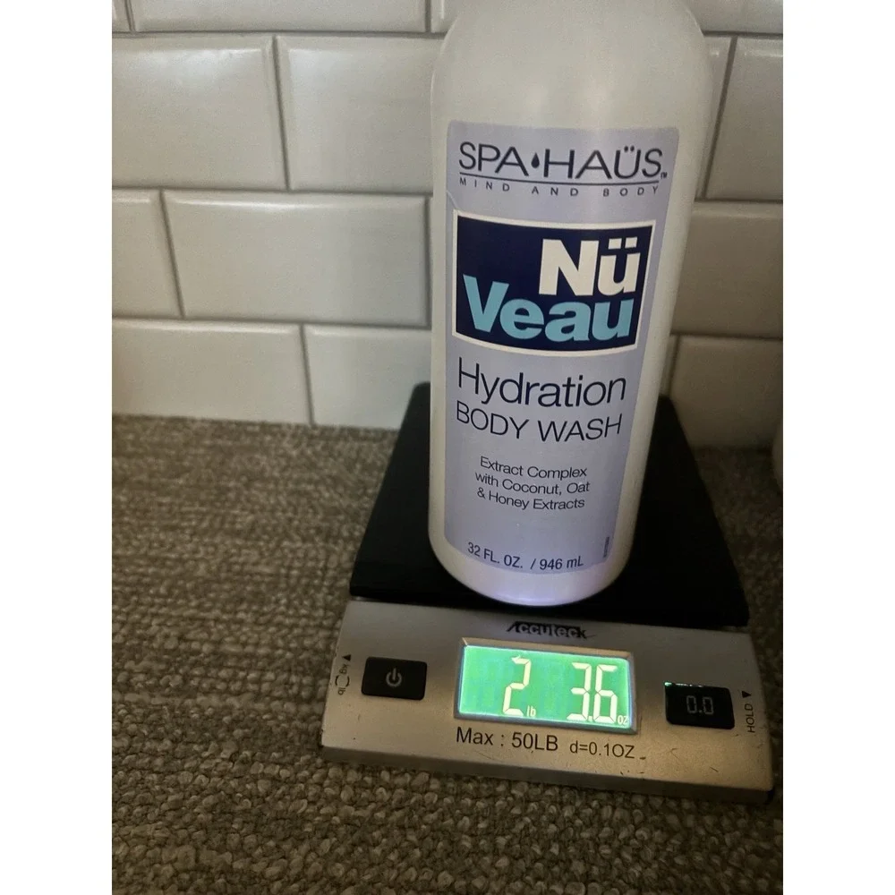 Spa Haus Nu Veau Hydration Body Wash 32 oz.‎ Bottle New